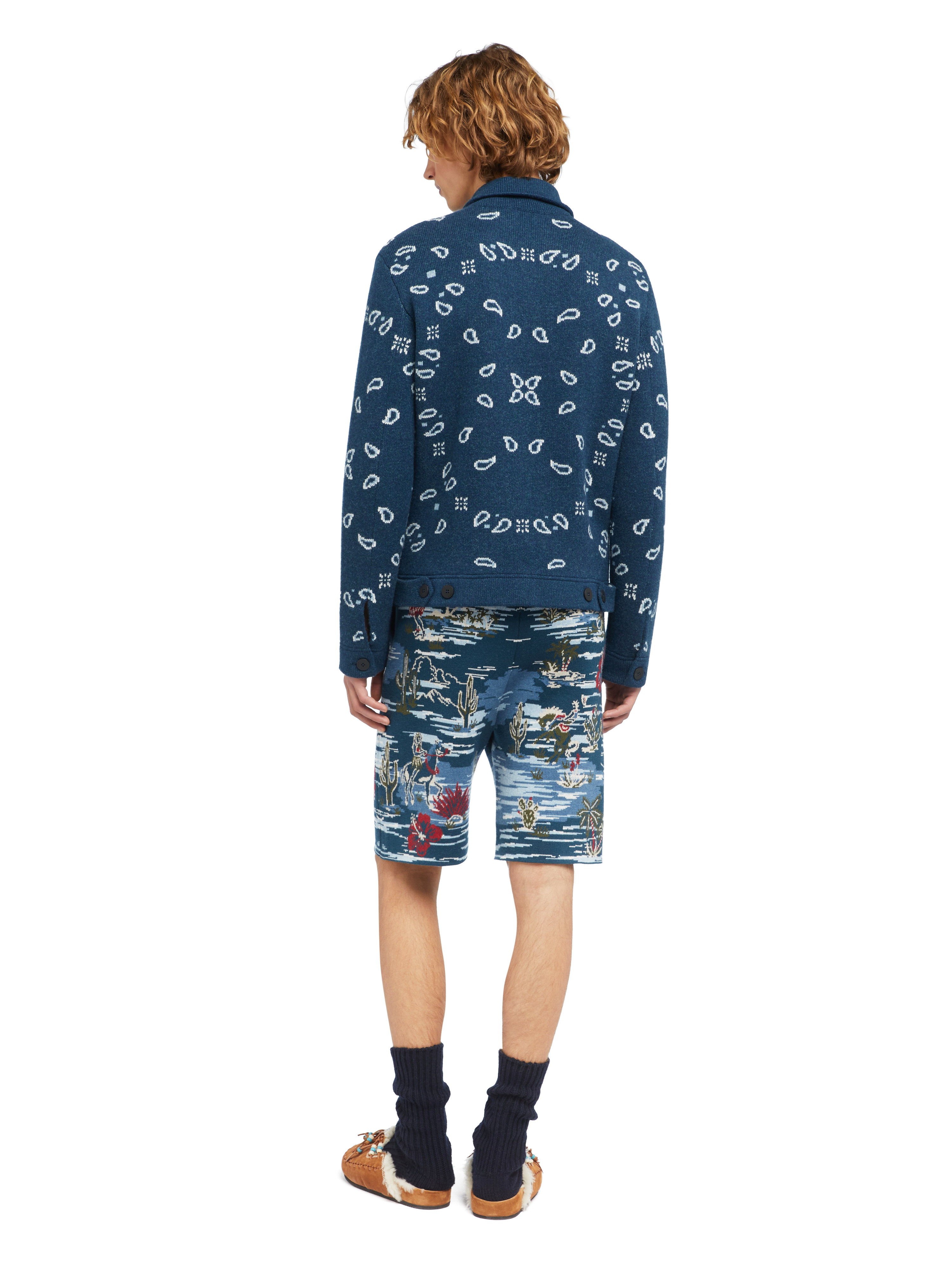 Bandana Jacquard Cardigan - 6