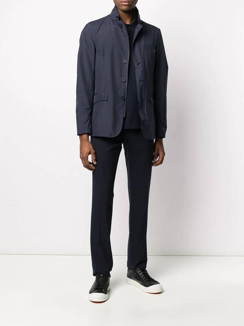 Herno tailored rain jacket outlook