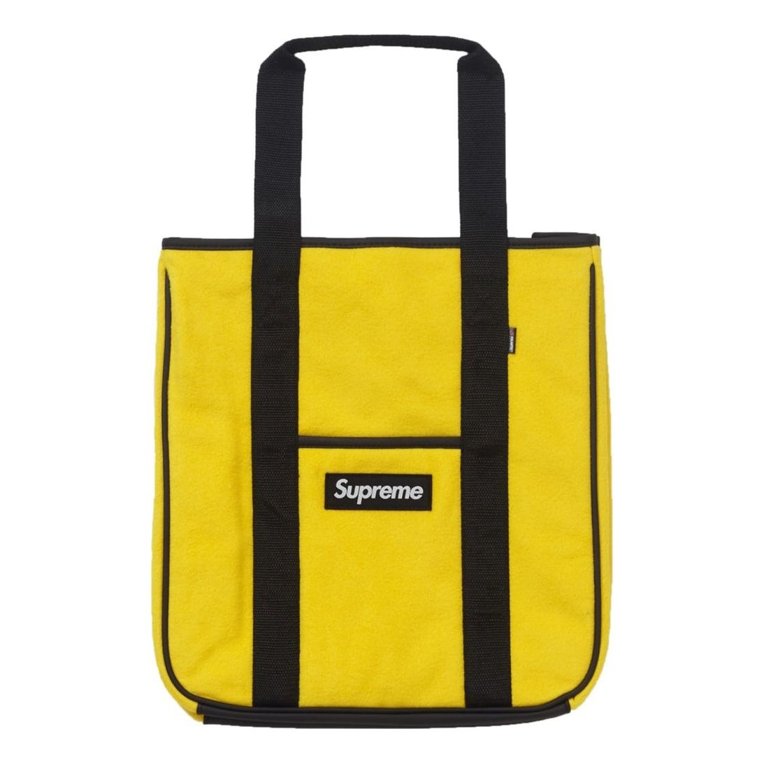 Supreme Supreme FW18 Polartec Tote Bag Yellow SUP FW18 894 REVERSIBLE