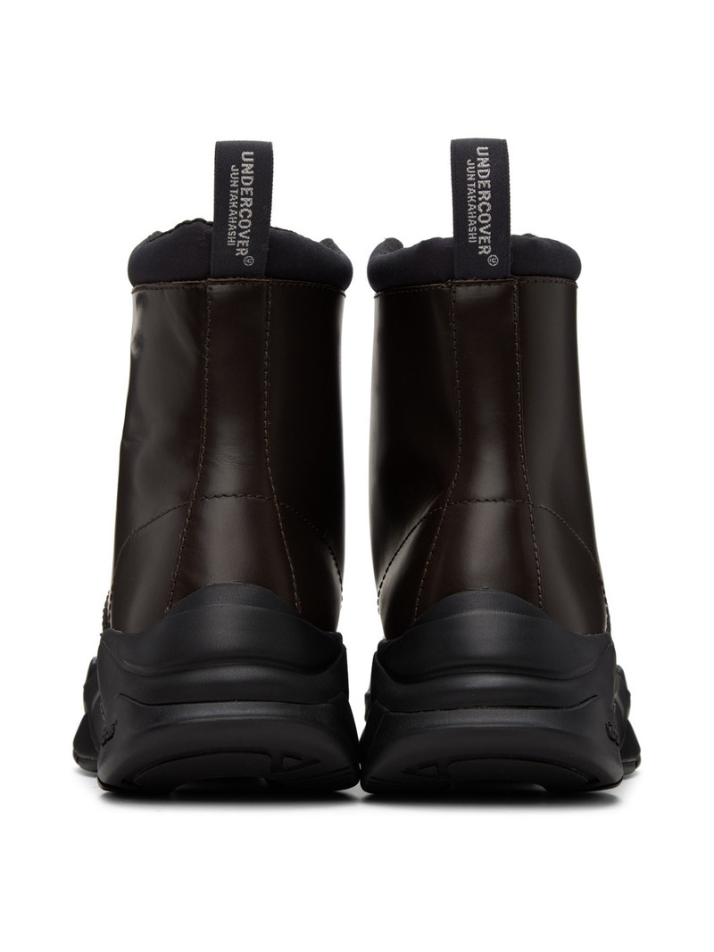 Brown Lace-Up Boots 2