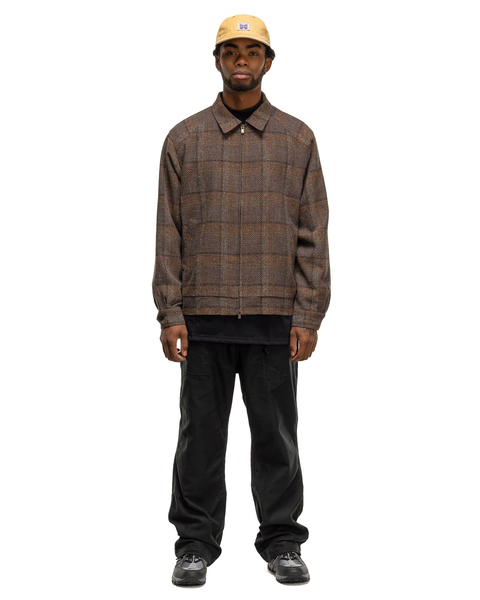 NEEDLES Sport Jacket - W/AC/C/N/R Twill Plaid Dk.Brown | REVERSIBLE