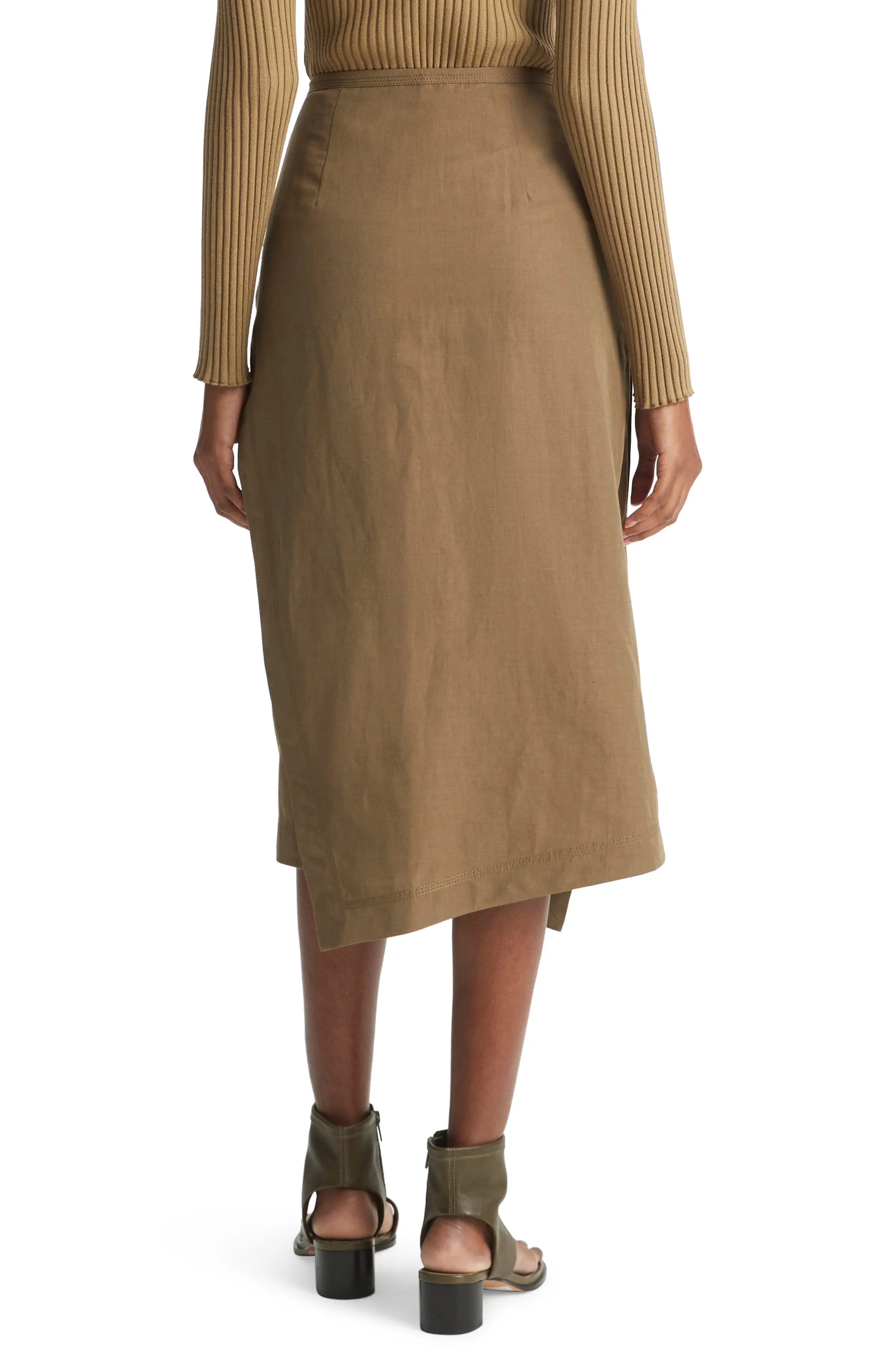 Utility Asymmetric Midi Skirt - 2