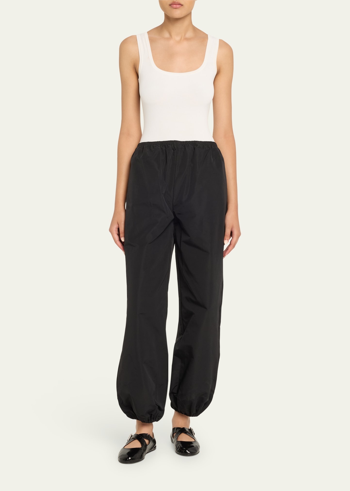 Balloon Silk Taffeta Pants - 2