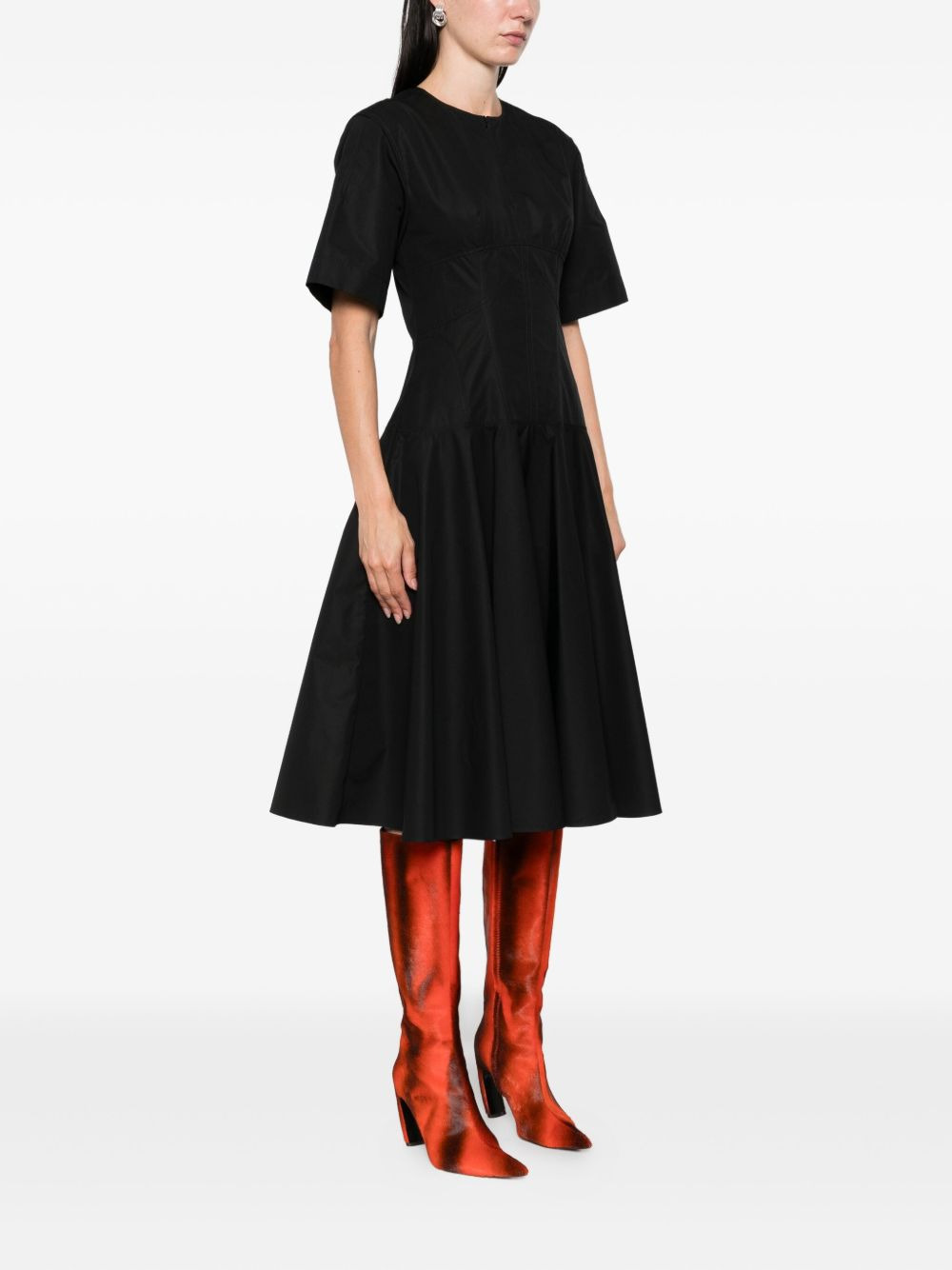 flared midi dress - 3