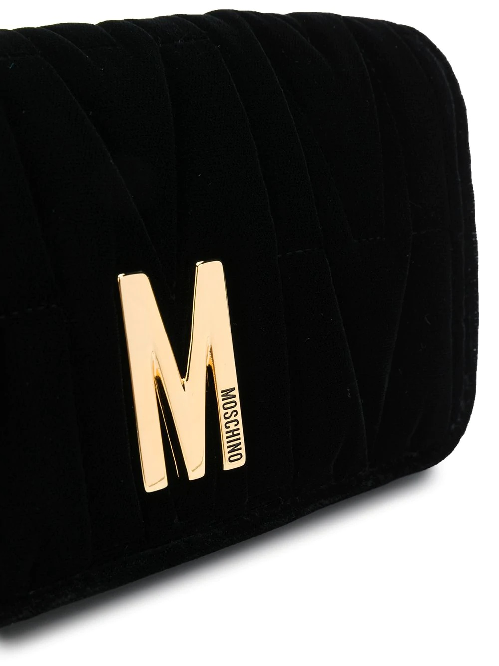 M logo-plaque clutch bag - 4