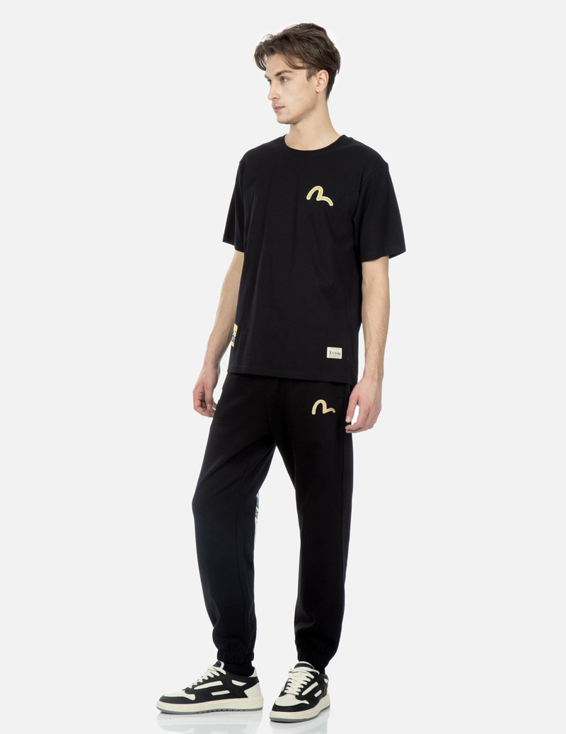 NOMADIC PATTERN AND DARUMA DAICOCK PRINT SWEATPANTS 4