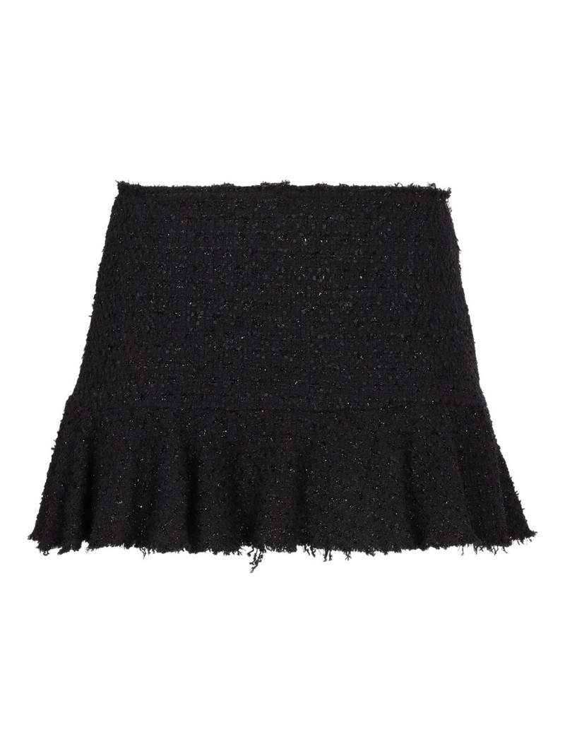 Blumarine frayed ruffled skirt outlook