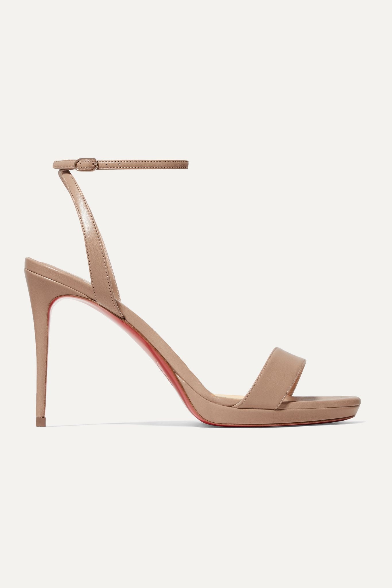 Loubi Queen 100 leather sandals - 1