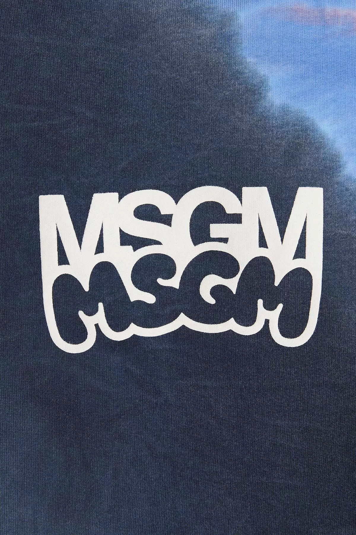 Logo print tie dye sweatshirt by Burro Studio - 4
