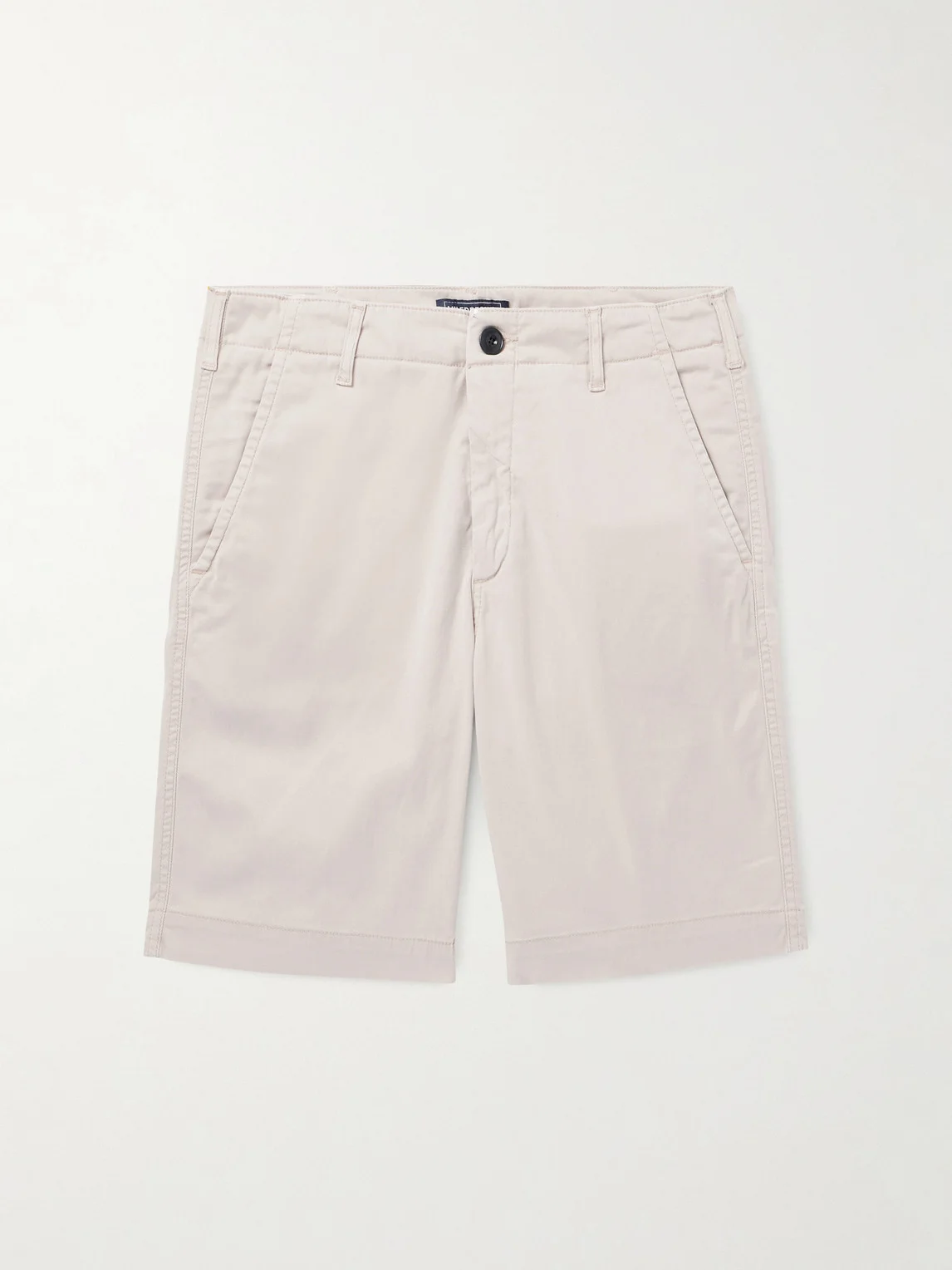 Ponche Straight-Leg Stretch Lyocell and Cotton-Blend Gabardine Shorts - 1