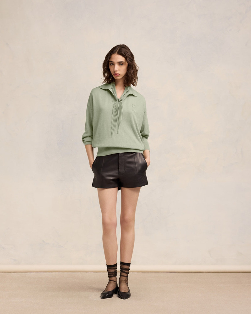 AMI Paris AMI DE COEUR EMBROIDERY POLO outlook