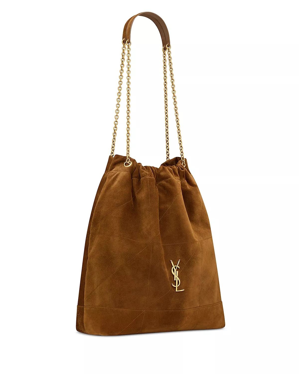 Jamie Large Pochon in Suede - 2