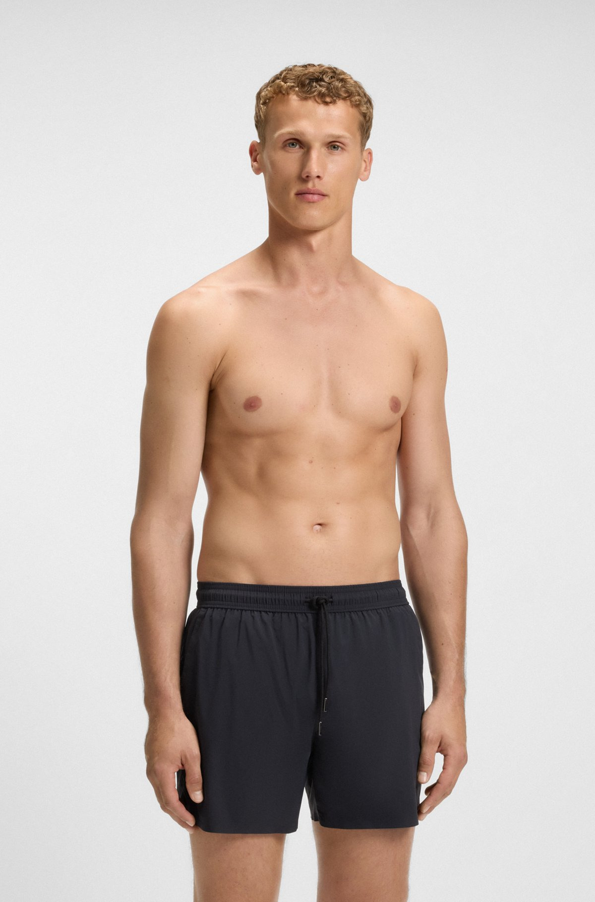 BECKHAM X BOSS SWIM SHORTS IN SOFT-TOUCH FABRIC - 2