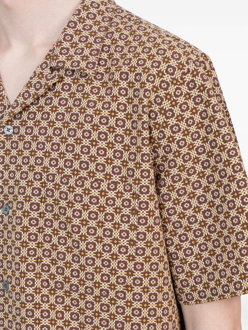 geometric-print short-sleeve shirt 4