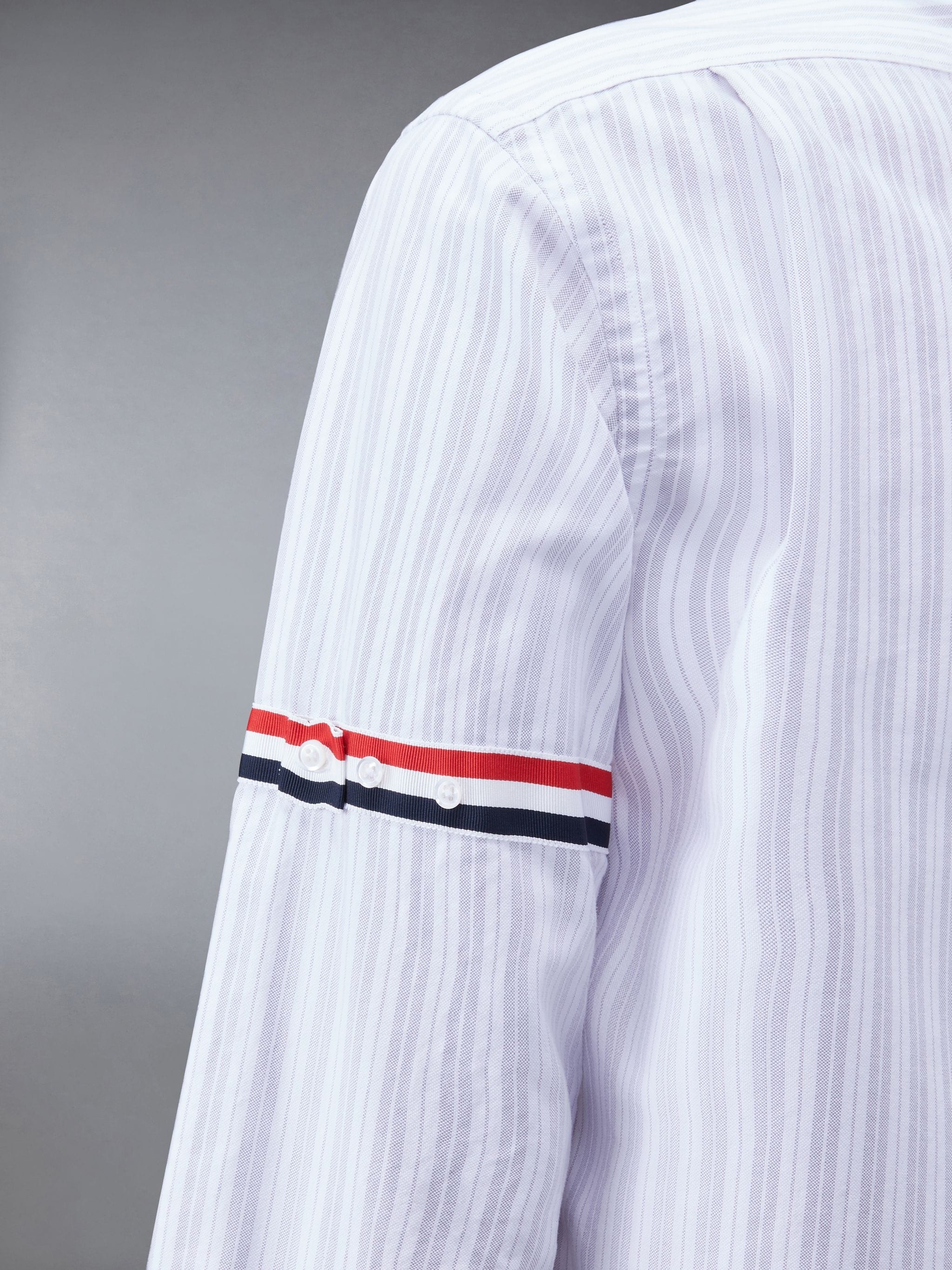 Stripe Oxford Armband Shirt - 6