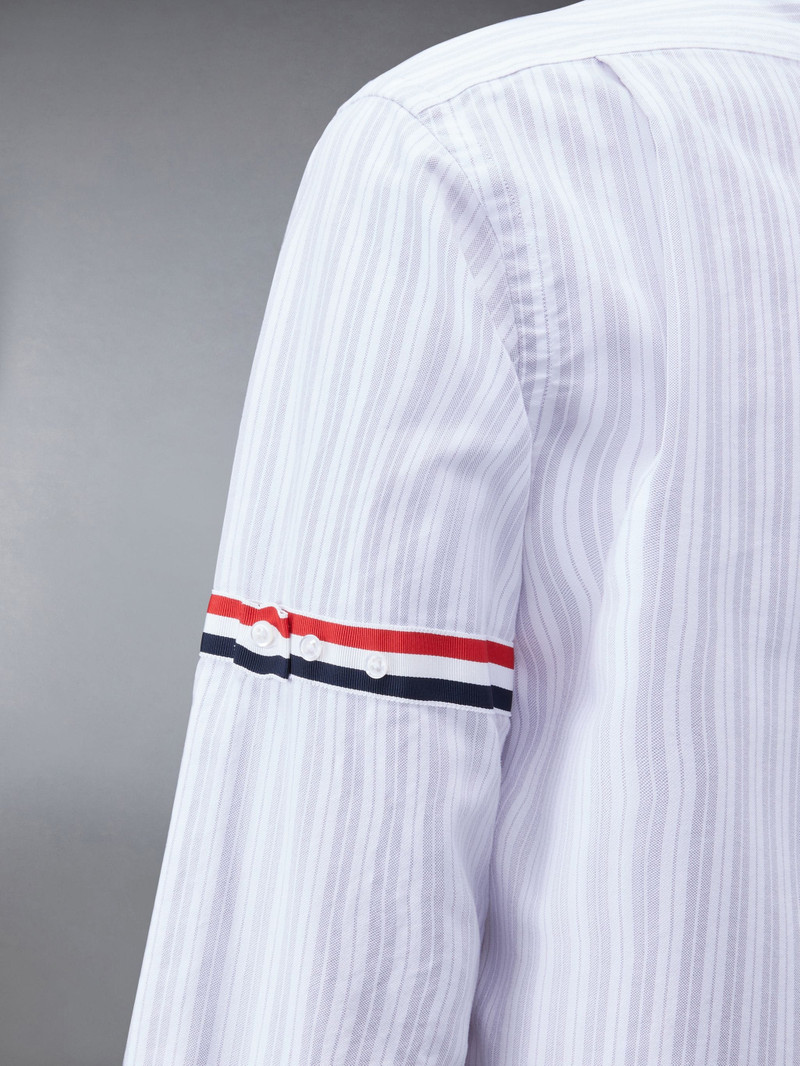 Stripe Oxford Armband Shirt 6