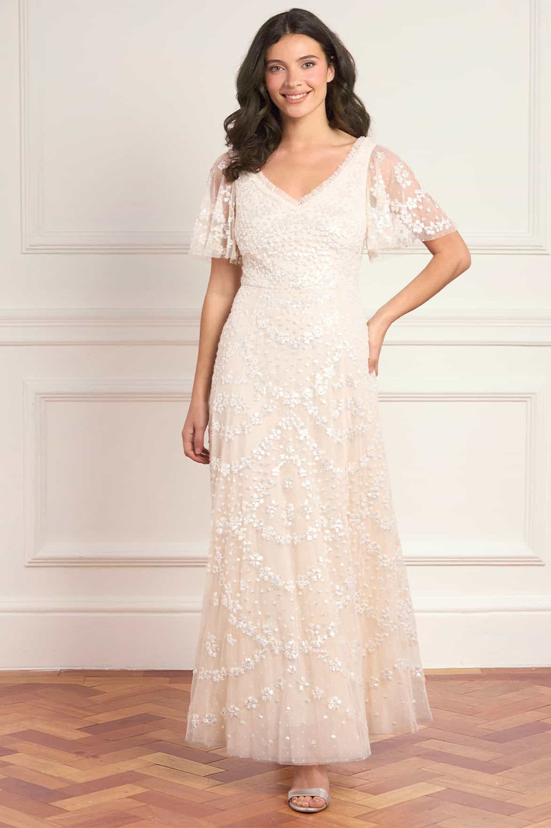 Needle & Thread Isobel Sequin Ankle Gown outlook