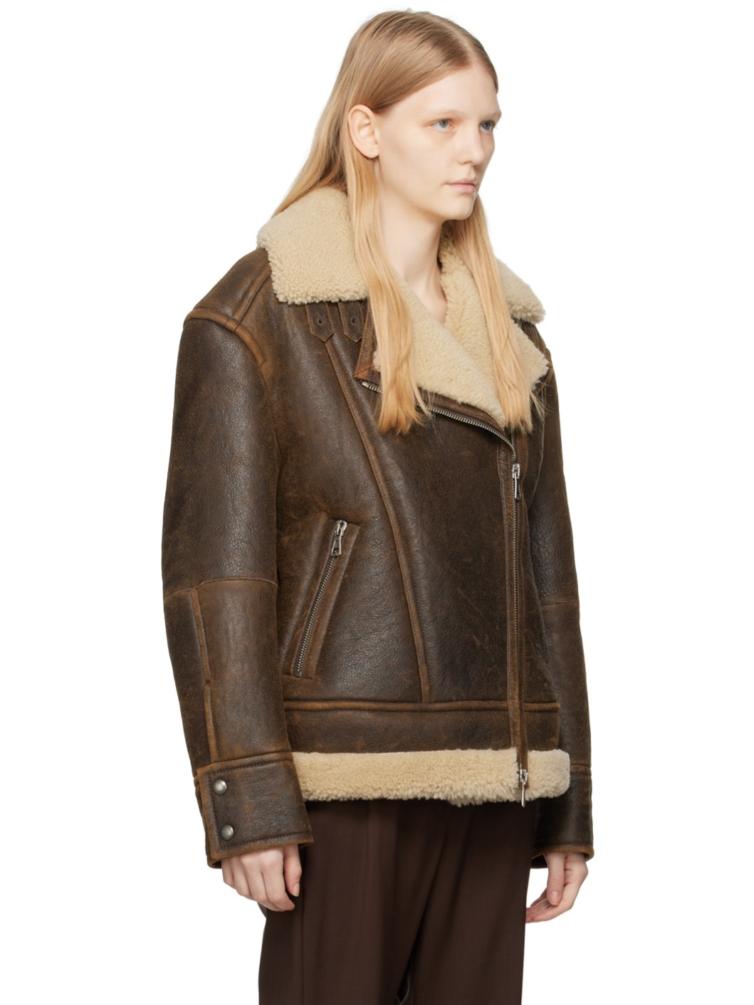 Brown Empoli Leather Jacket - 2