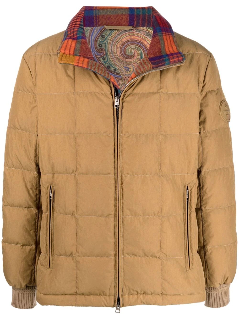 quilted down jacket - 1