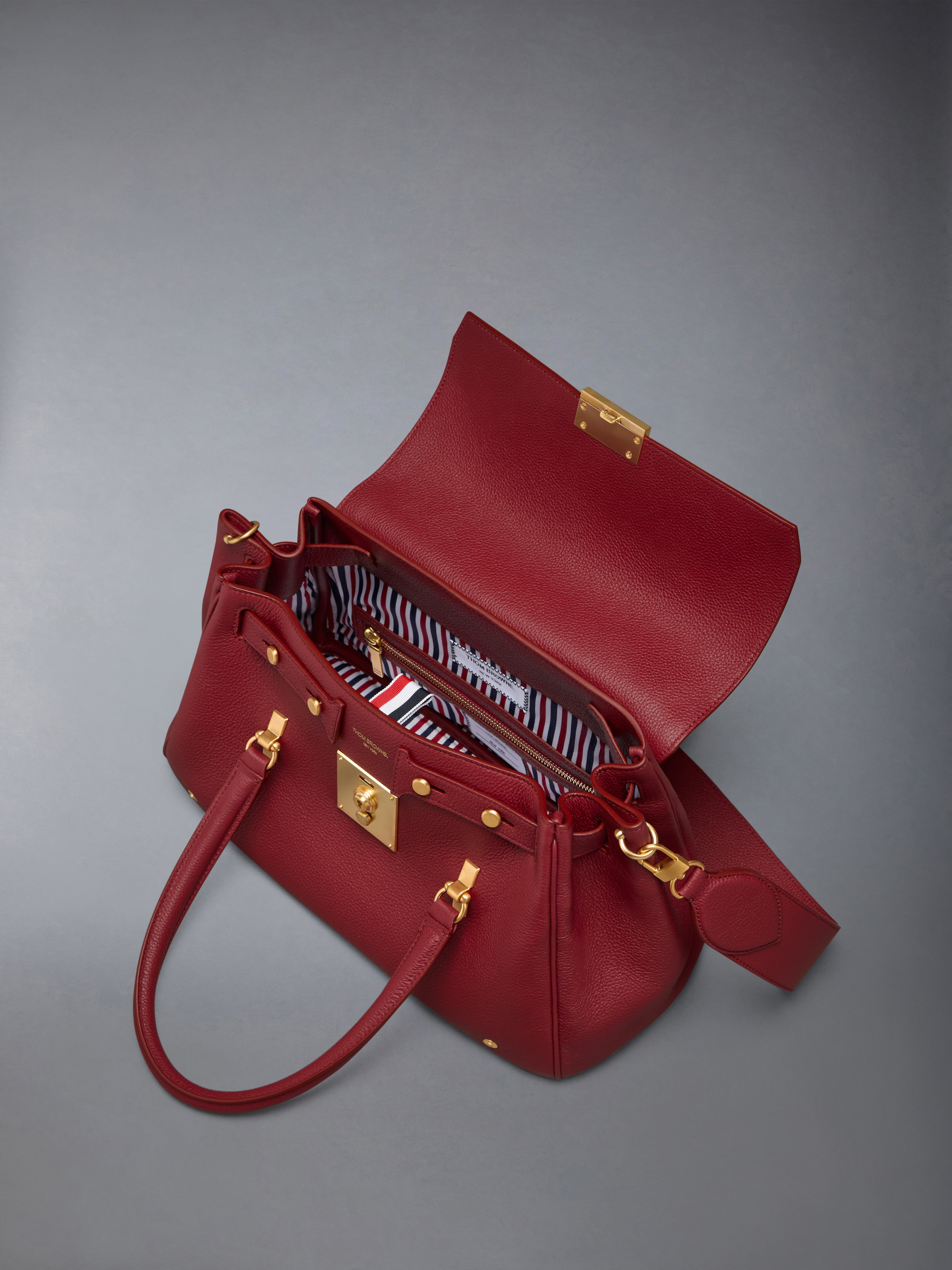 BOLTON BAG IN SOFT PEBBLE GRAIN LEATHER - 6