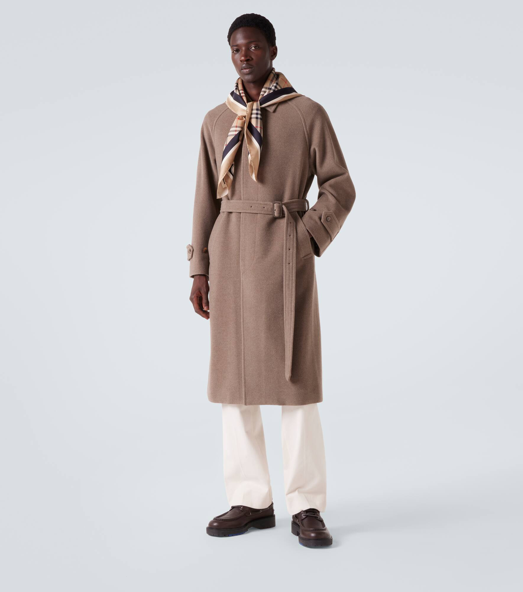 Burberry Check silk twill scarf - 4