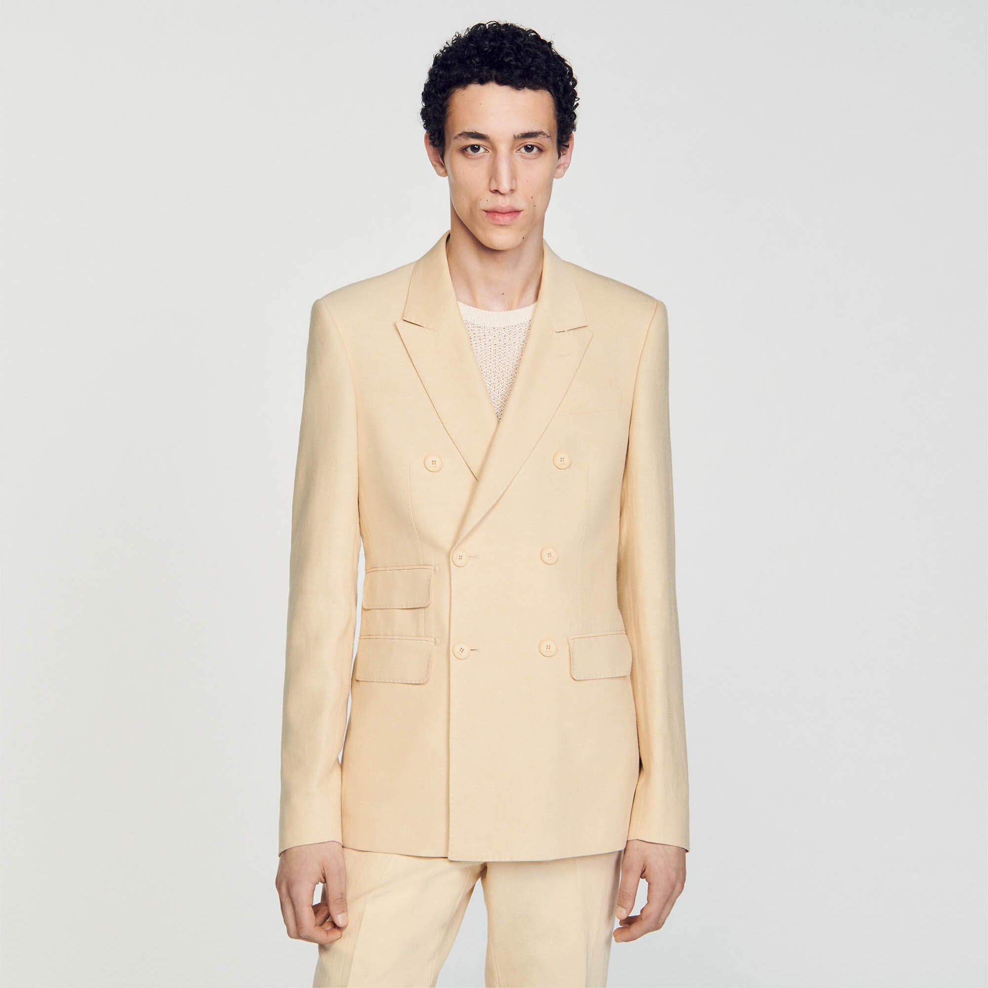 DOUBLE-BREASTED SUIT JACKET - 5