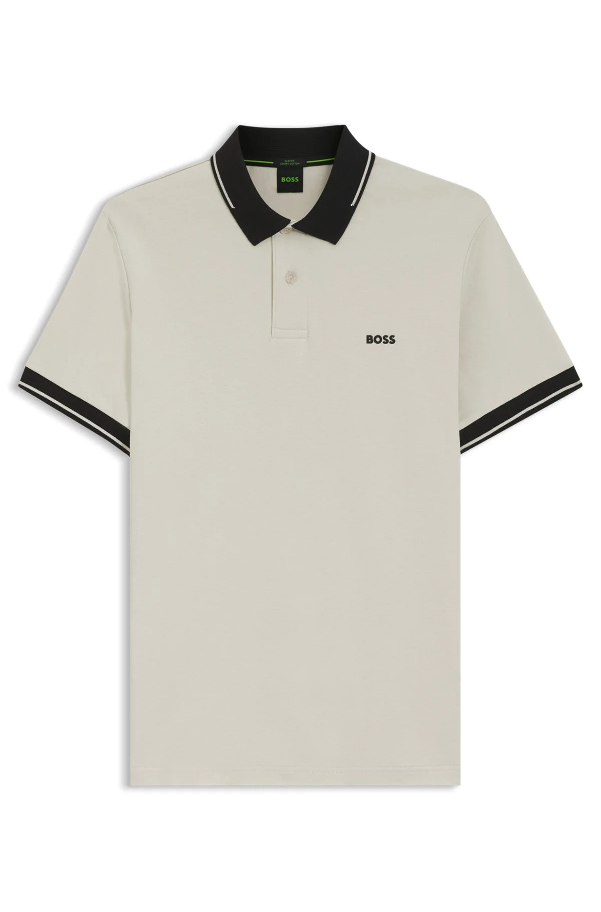 SLIM-FIT COTTON POLO SHIRT - 1