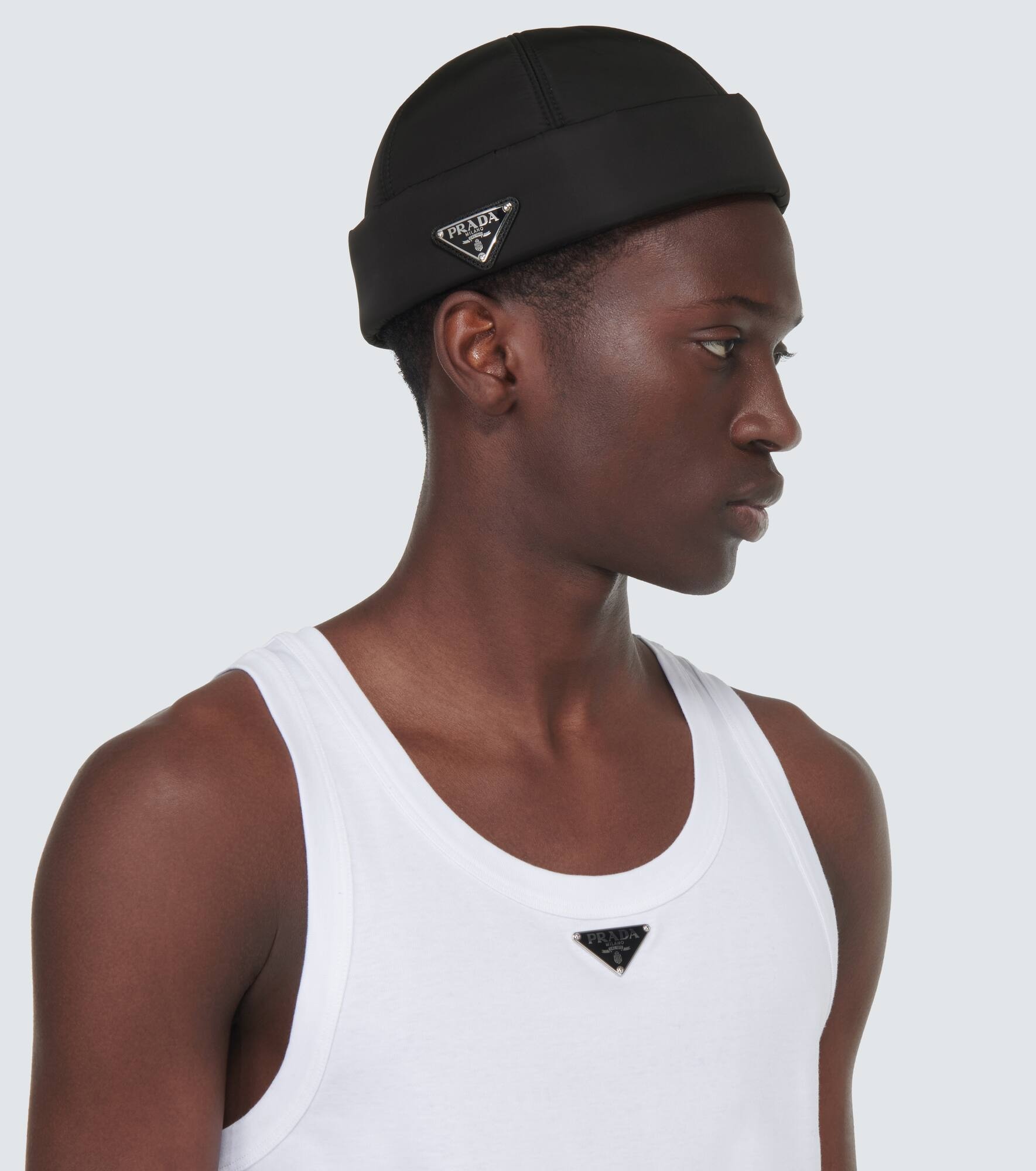 Re-Nylon padded beanie - 3