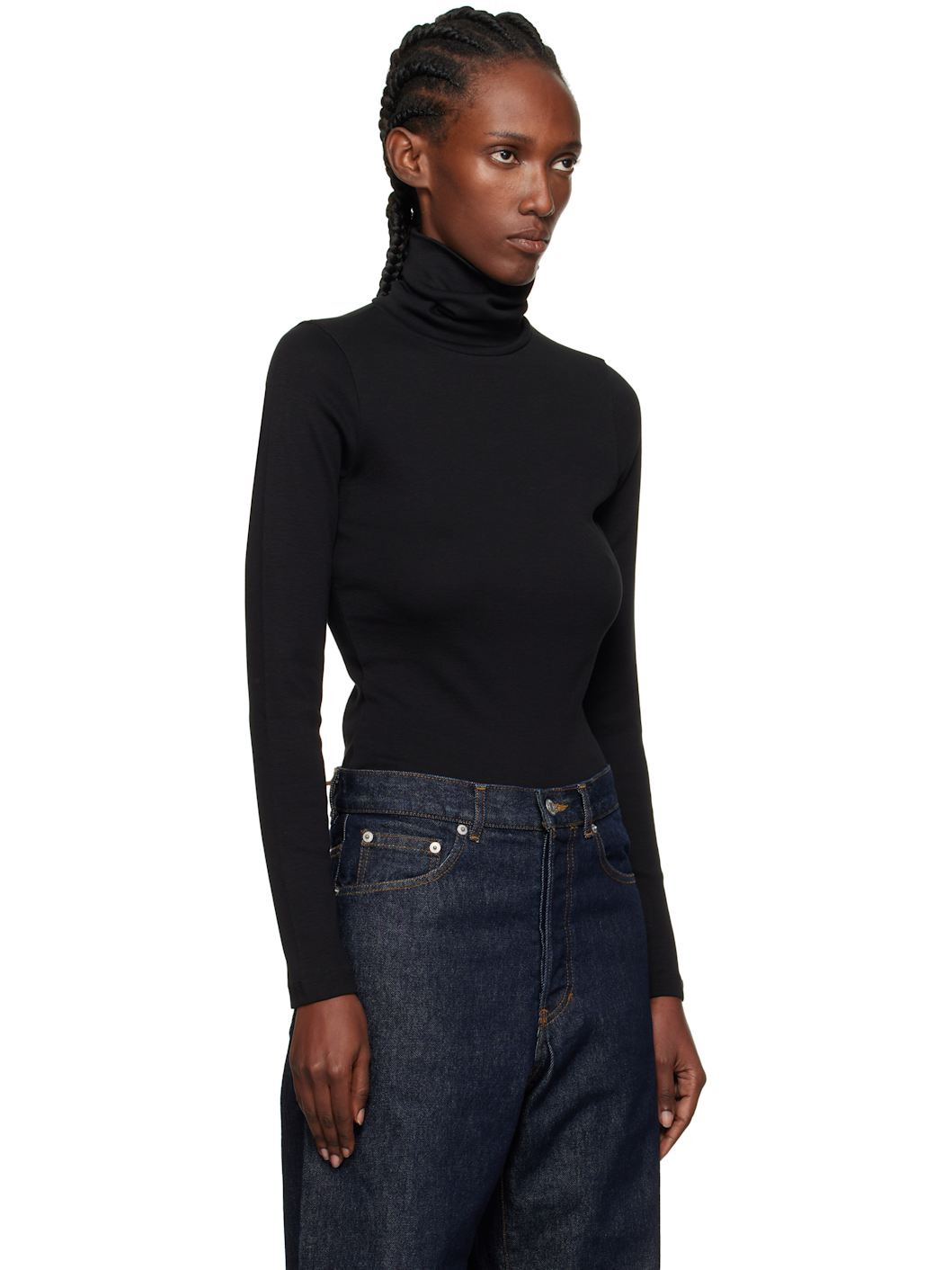 Black Dinah Turtleneck - 2