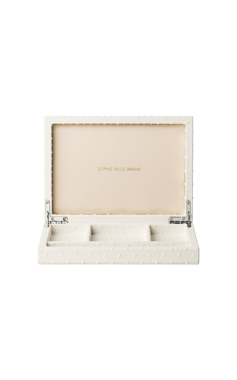 SOPHIE BILLE BRAHE Vaniglia Tresor Cotton Jewelry Box white outlook