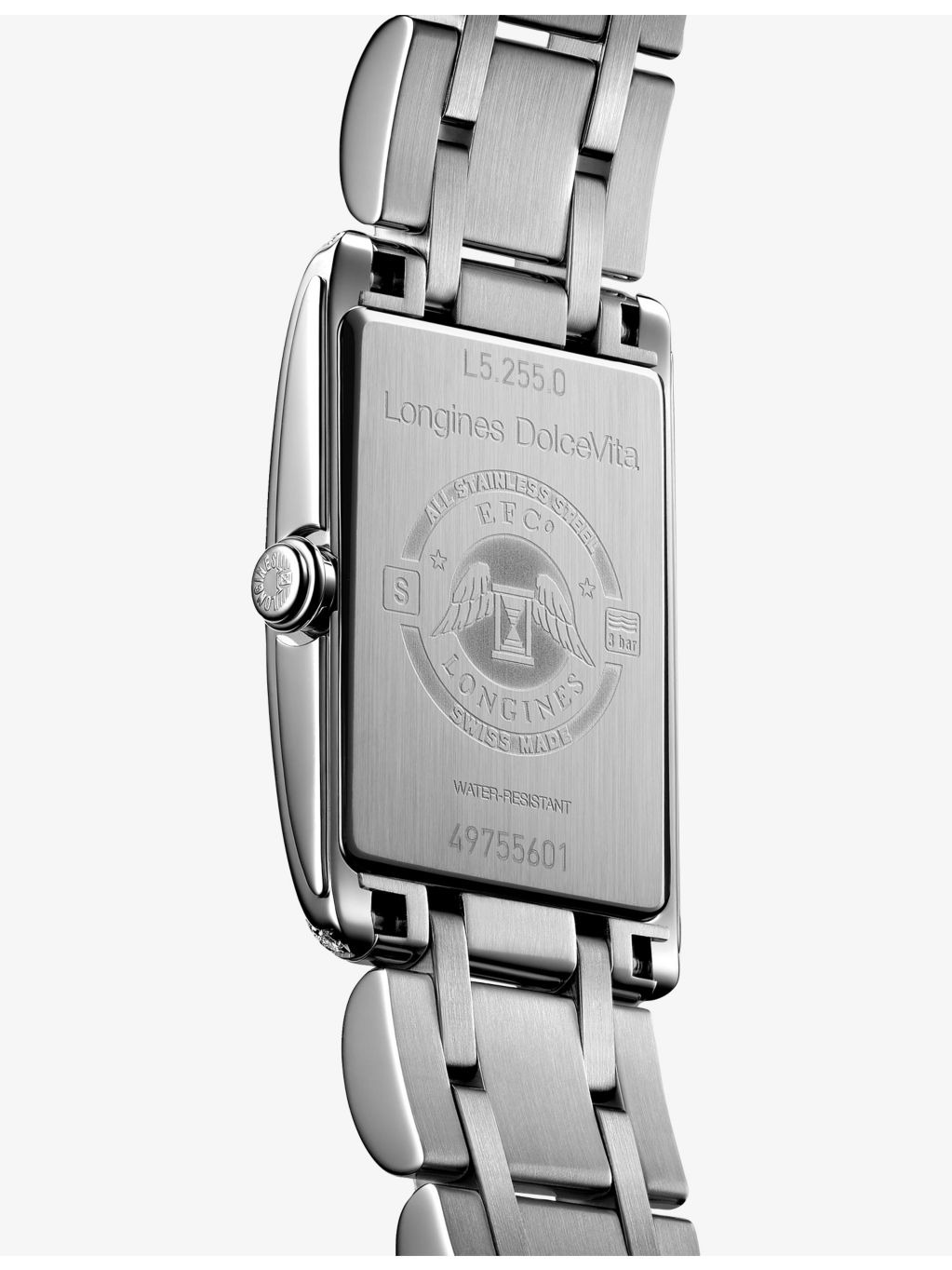 L5.255.0.71.6 Longines DolceVita Stainless-Steel and 0.386ct Diamond Quartz Watch - 5