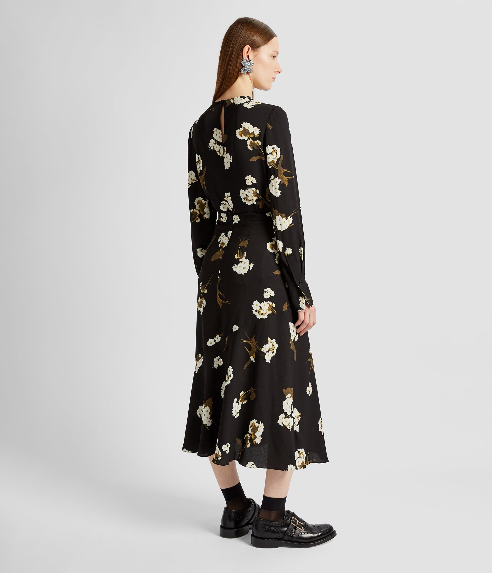 A-LINE MIDI SKIRT - 3