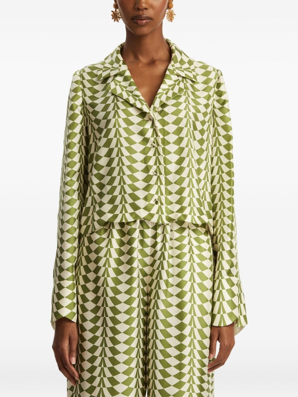 silk blouse - 3
