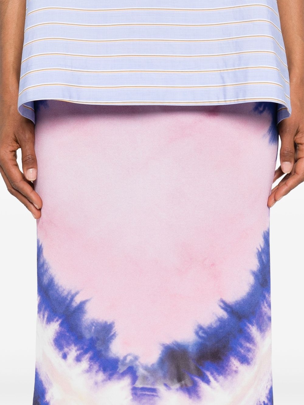 tie-dye maxi skirt - 5