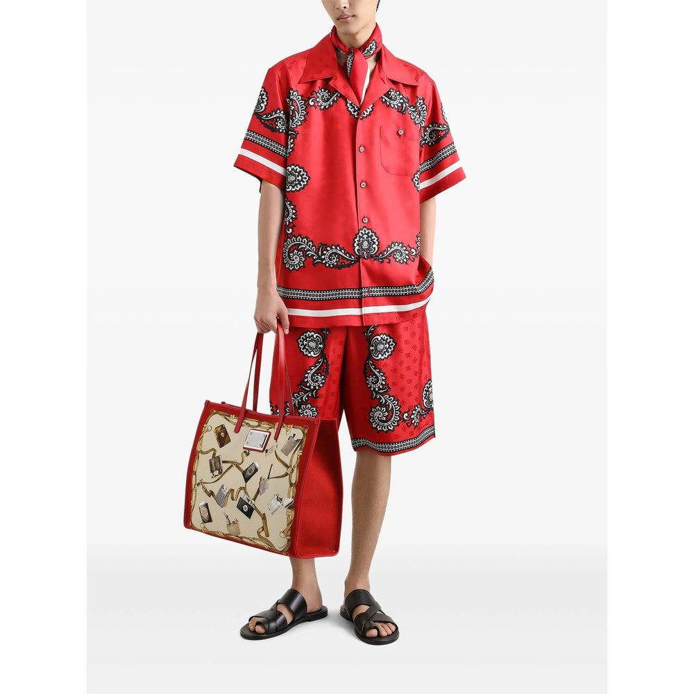 Dolce & Gabbana Red Shorts - Bermuda Shorts Men - 2