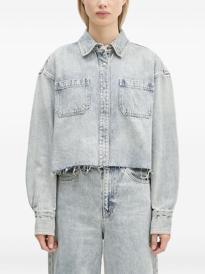 Cutaway Ls Worn denim shirt 1