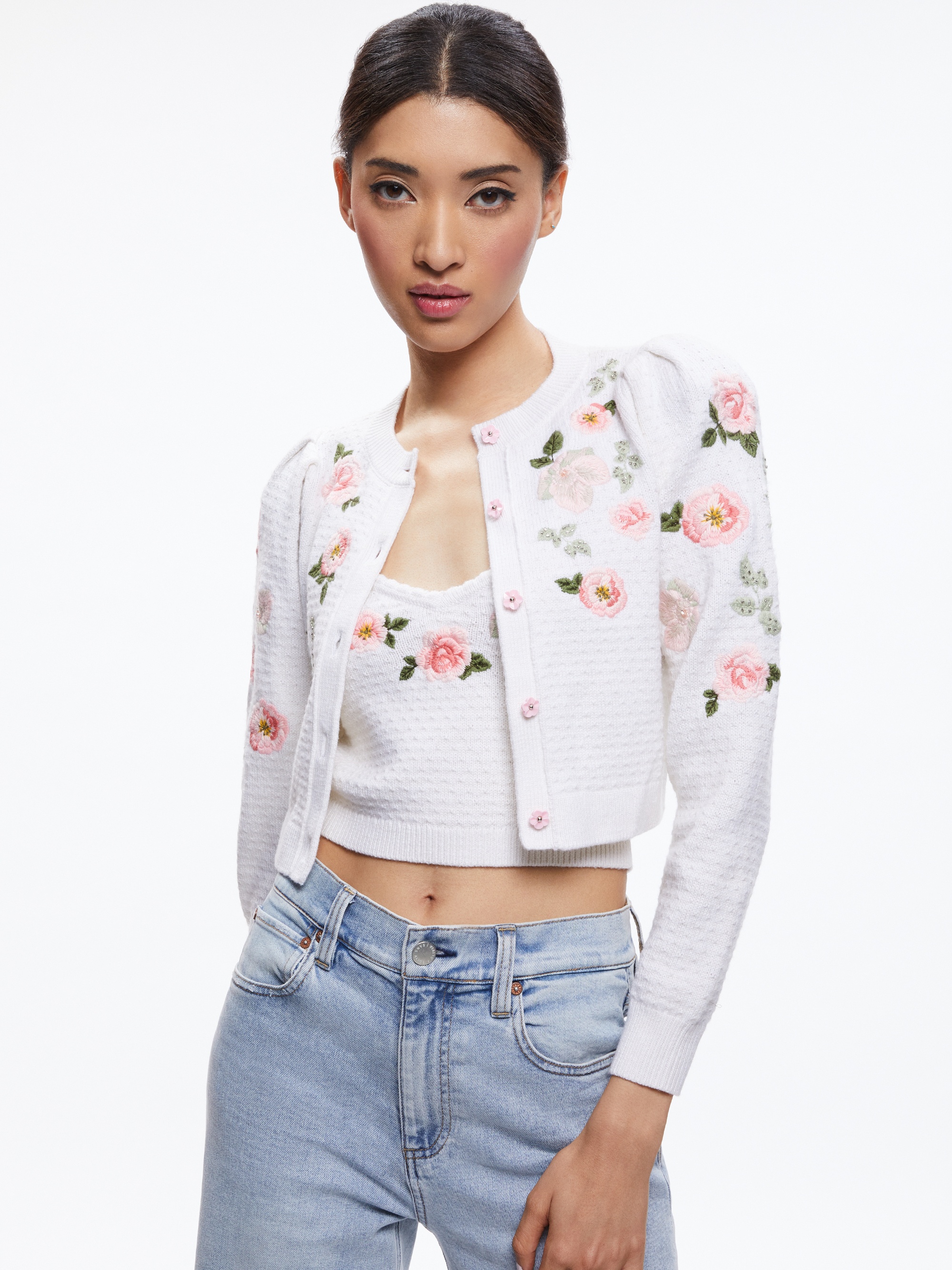 KITTY EMBROIDERED CARDIGAN - 2