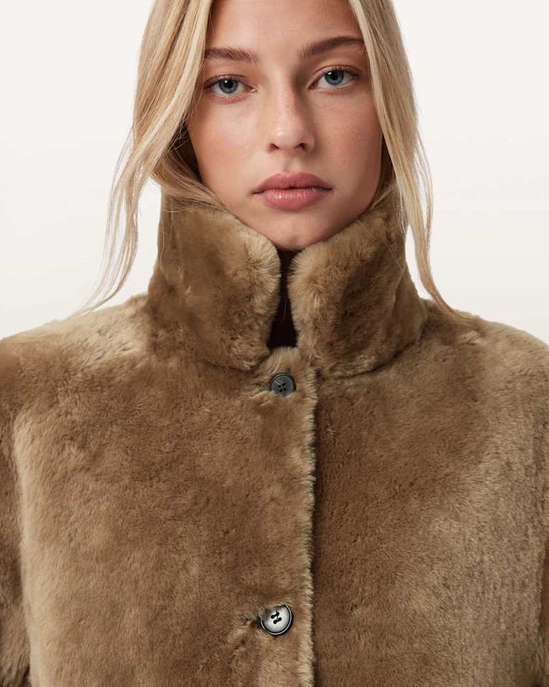 SERRA REVERSIBLE SHEARLING COAT 6