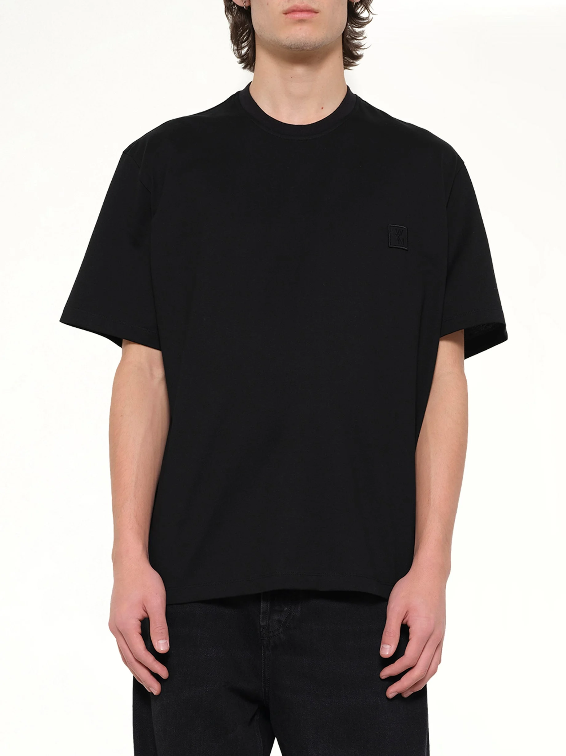 Baseball Logo T-Shirt in Black - 1