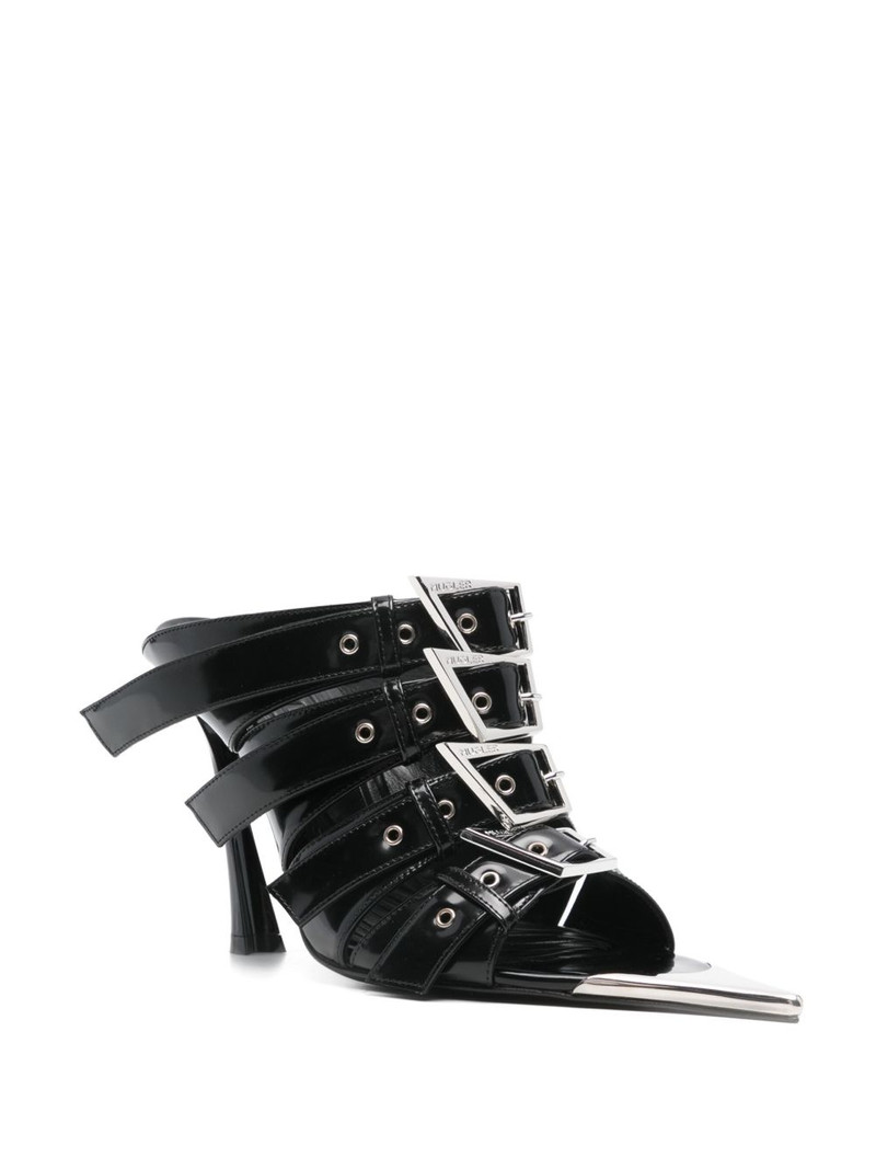 MUGLER 100mm buckle-detailed sandals outlook