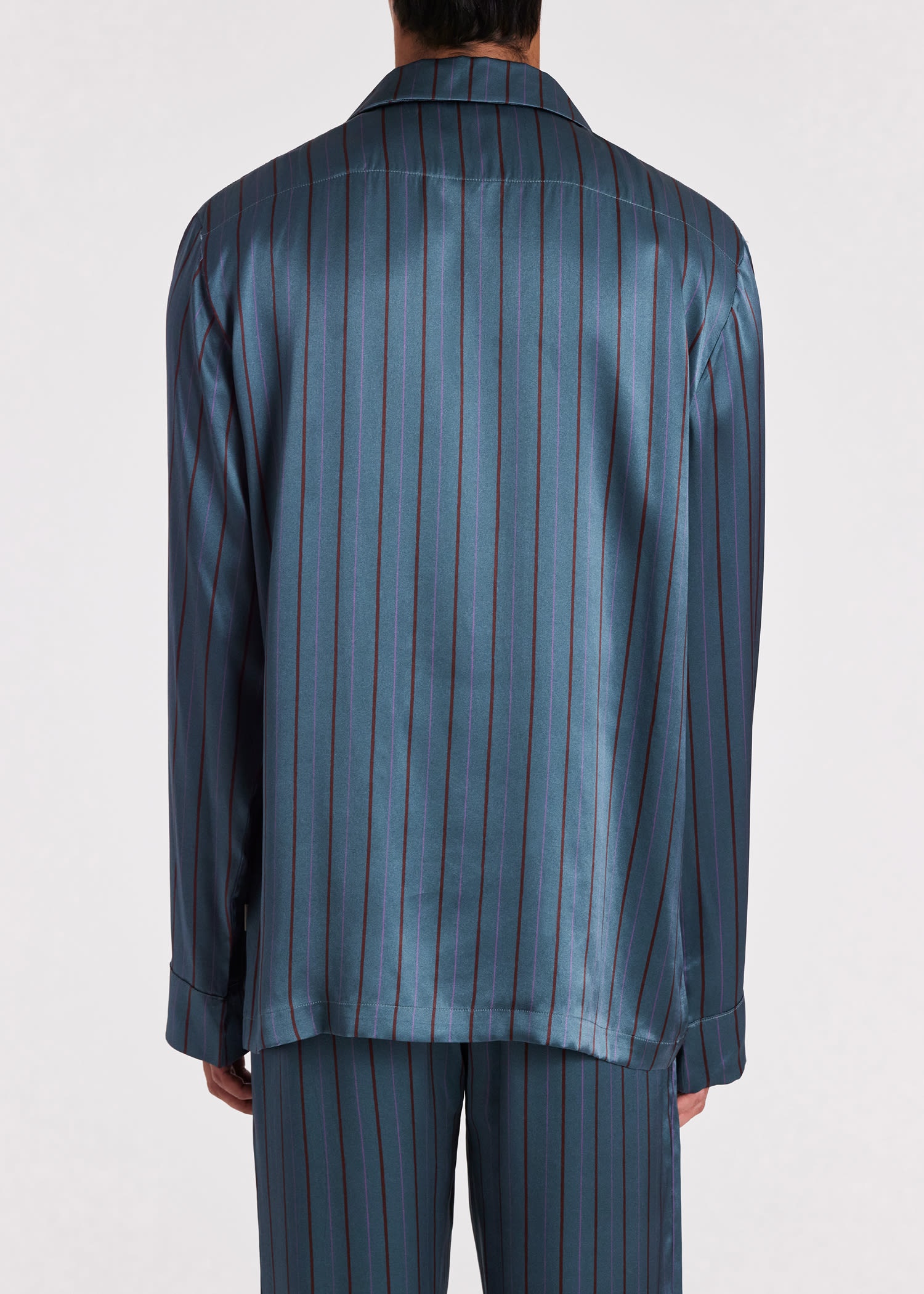 Silk Stripe Pyjamas - 7