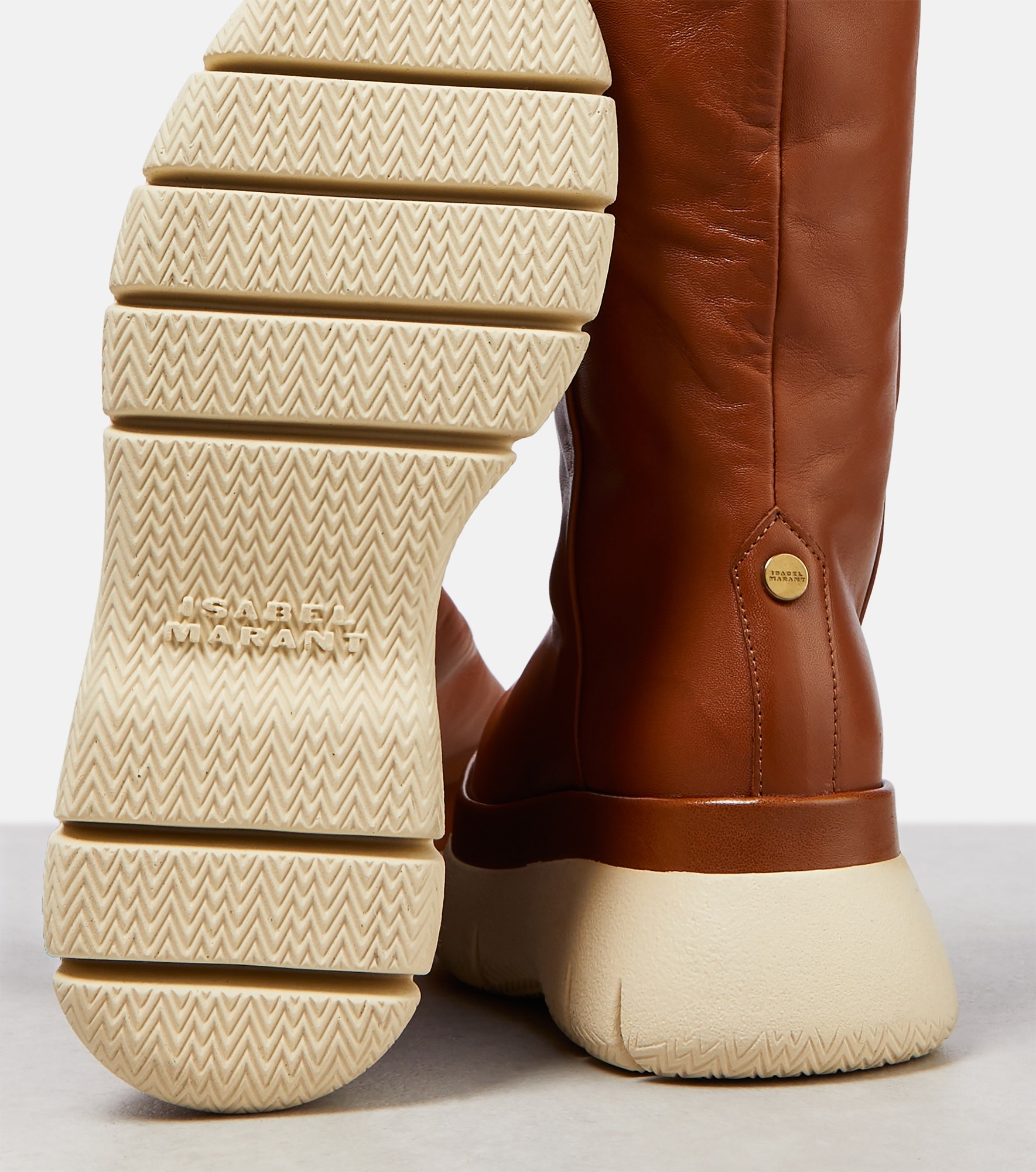 Malyx leather over-the-knee boots - 6