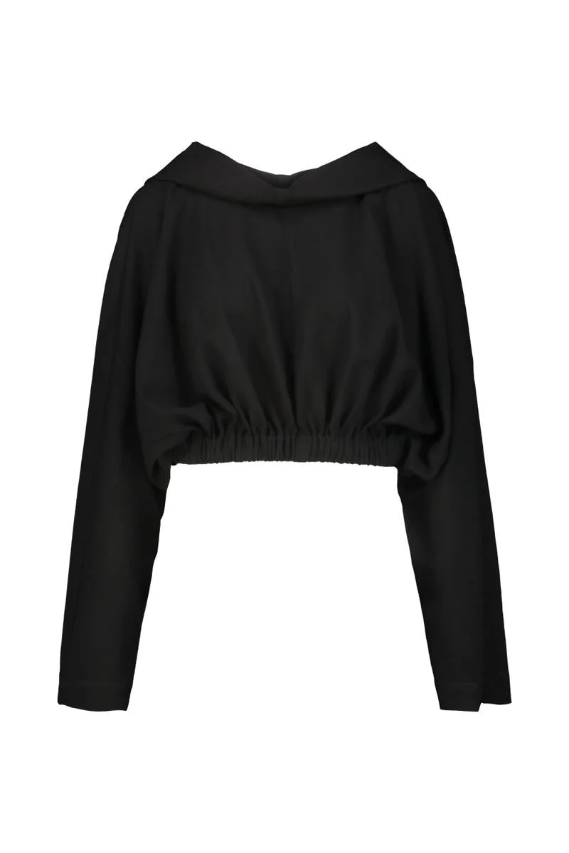 Rick Owens Concordia Cropped Hooded Tunic Clothing - 1