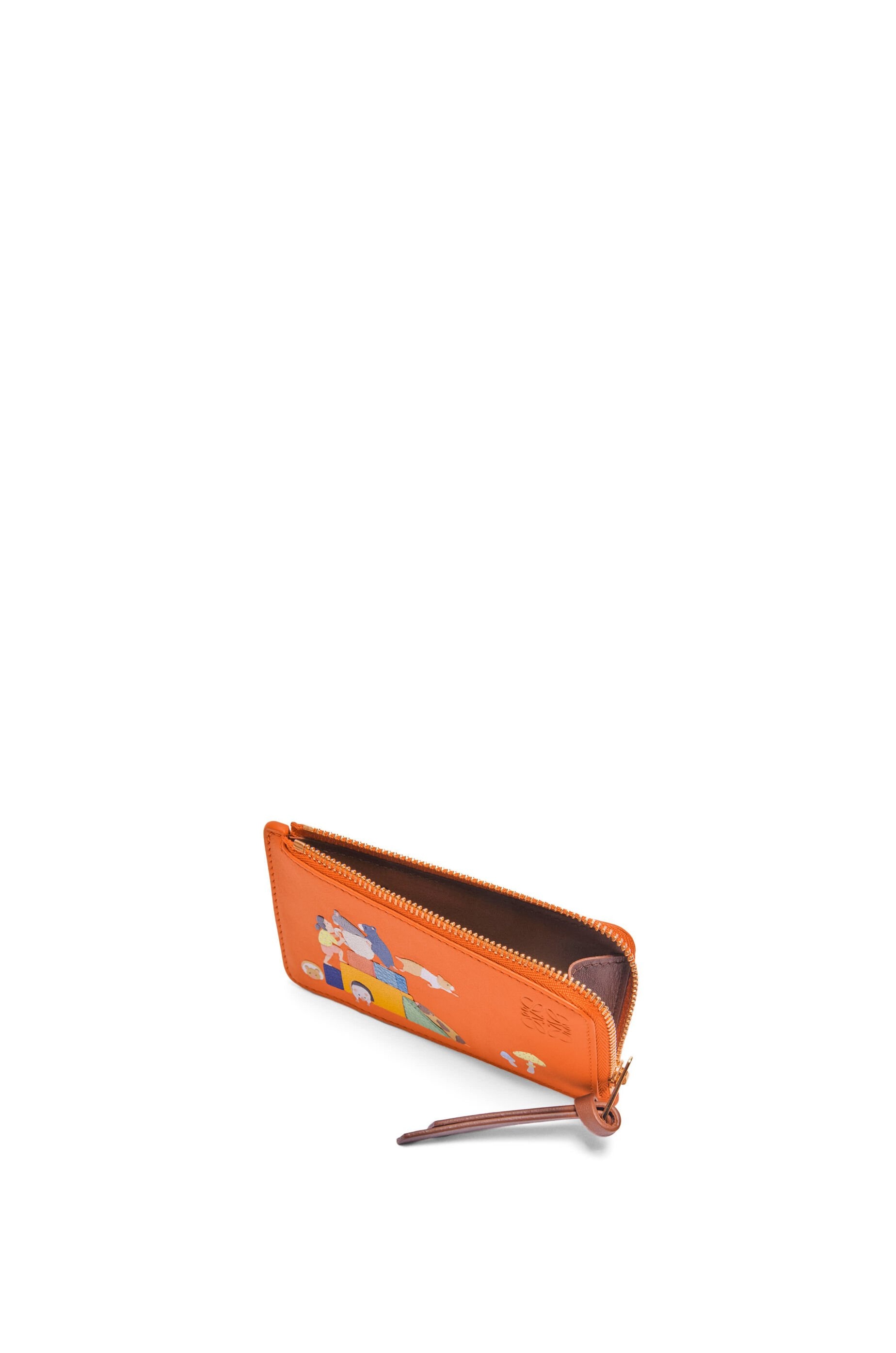 【LOEWE】HAMPSTER COIN CARDHOLDER◆C643Z40X73 Hamster coin cardholder in nappa calfskin White - LOEWE