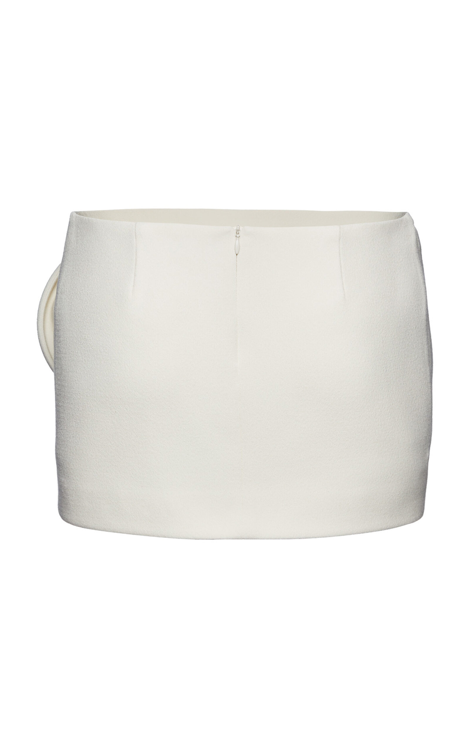 Rosette-Detailed Mini Skirt ivory - 5