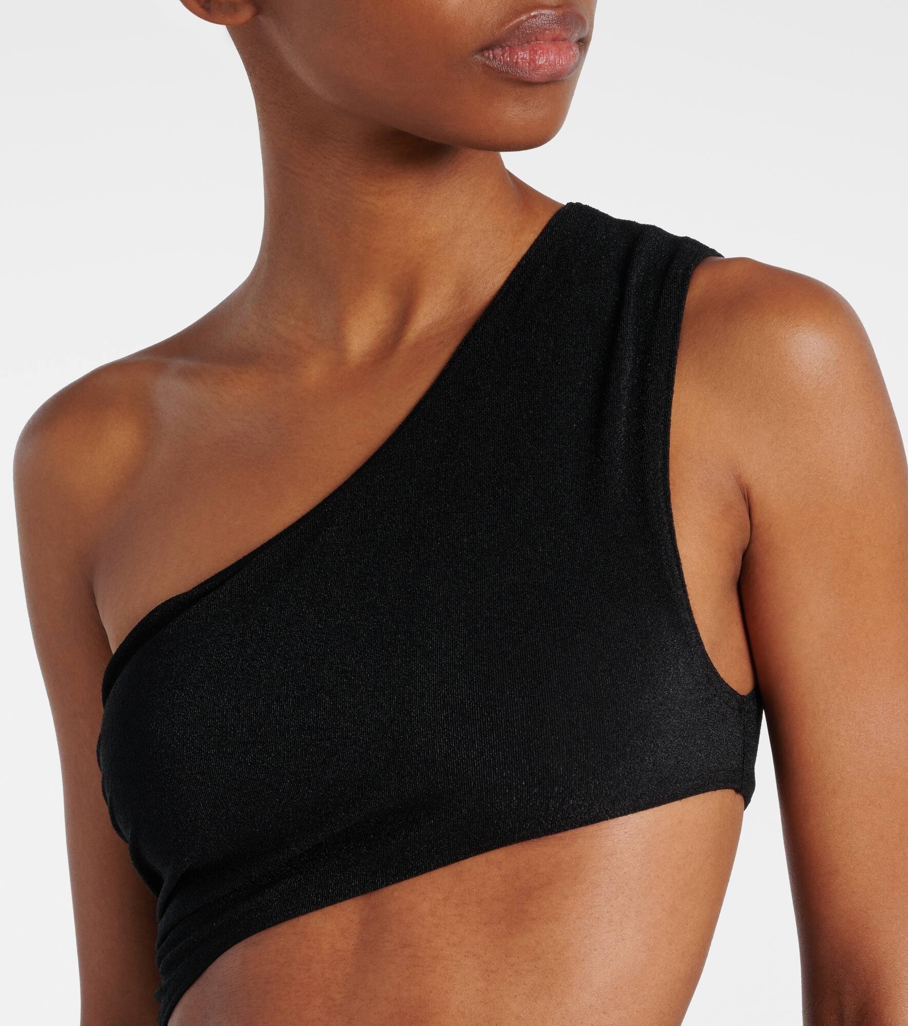 One-shoulder cutout swimsuit - 4