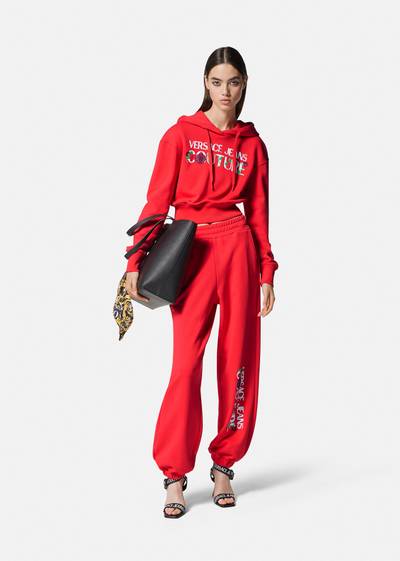 VERSACE JEANS COUTURE Roses Logo Sweatpants outlook