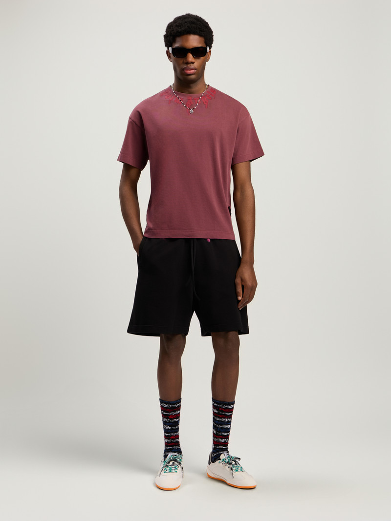 Palm Angels Neck Logo Regular T-Shirt outlook