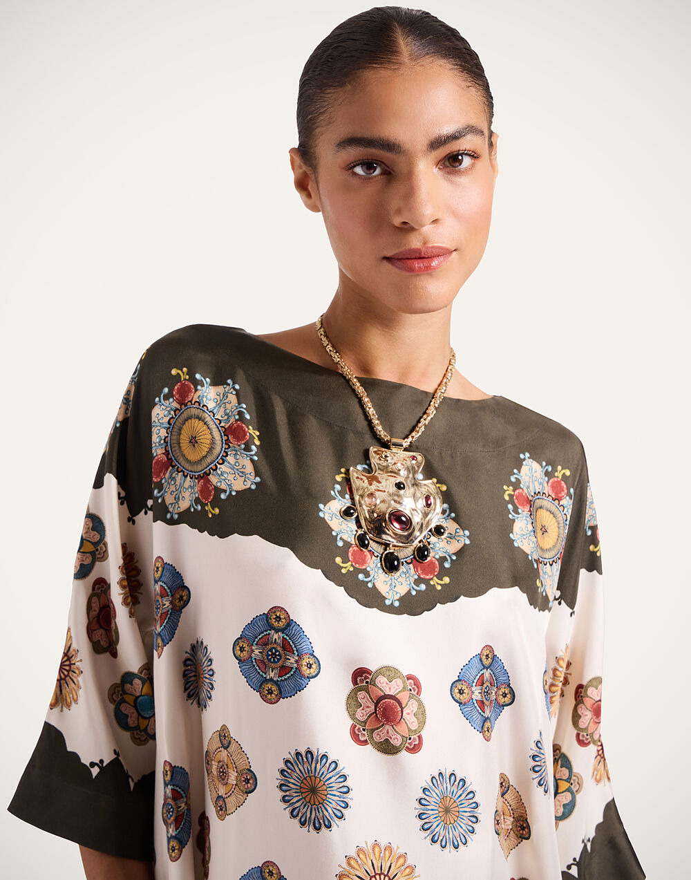Muumuu Dress Round Neck - 8