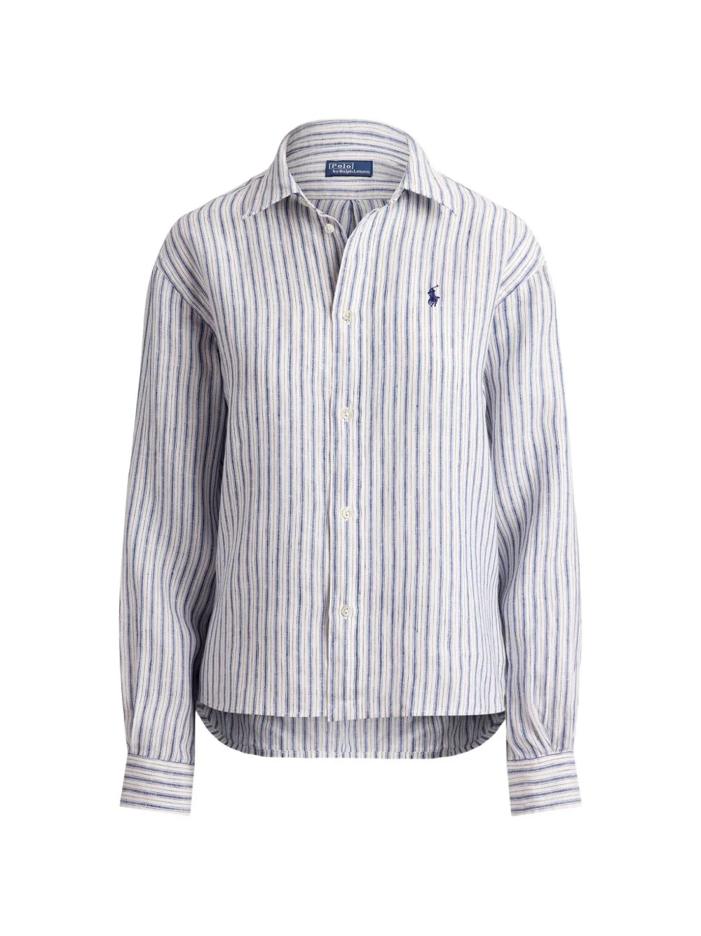 striped linen shirt - 1